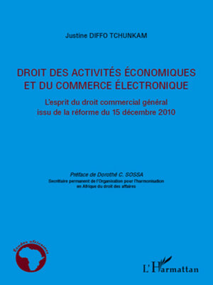 cover image of Droit des activités économiques et du commerce électronique